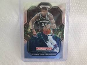 lot 175 image: 2022-23 prizm Monopoly Giannis Ante...