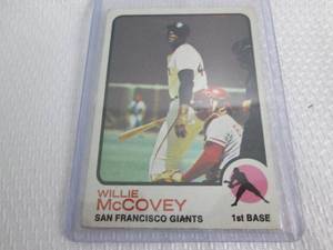 lot 181 image: 1973 Topps Willie McCovey Card...