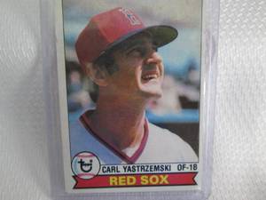 lot 182 image: 1979 Topps Carl Yastrzemski Card...