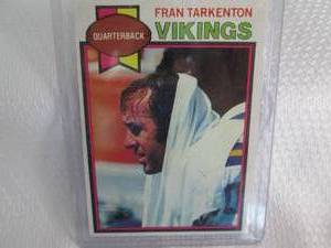 lot 213 image: 1979 Topps Fran Tarkenton Card...