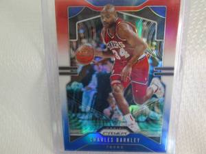 lot 216 image: 2019-20 Prizm Charles Barkley Red W...