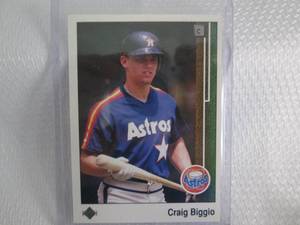 lot 224 image: 1989 Upper Deck Craig Biggio Rookie...