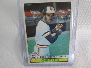 lot 225 image: 1979 Topps Eddie Murray Card...