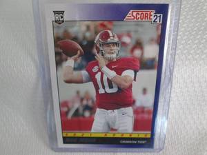 lot 227 image: 2021 Score Mac Jones Rookie Card...