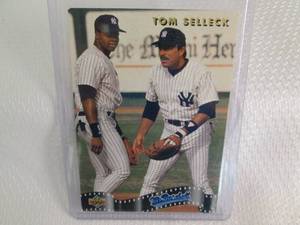 lot 233 image: 1993 Upper Deck Tom Selleck Mr. Bas...