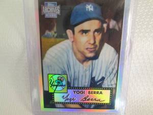 lot 235 image: 2001 Topps Archives Yogi Berra Card...