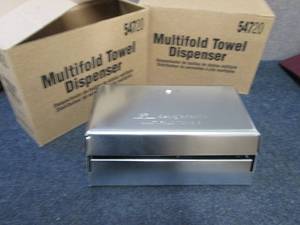 lot 332 image: 2 Multi-Fold Paper Towel Dispenser ...
