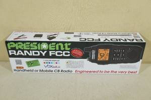 lot 12 image: President Randy FCC Handheld or Mobile CB Radio