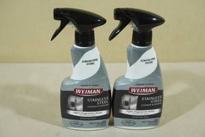 lot 23 image: 2 12 FL OZ Weiman Stainless Steel Cleaner & Polish