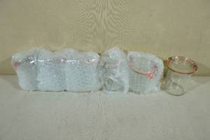 lot 117 image: 6 Weck 760 Mini Mold Jars