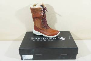 lot 120 image: Santana Canada Micah Womens Tall Leather Winter Boots -Size 8