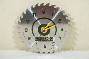 lot 136 image: Rugged Tool Circular Saw Blade Clock