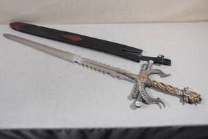lot 176 image: Fantasy Demon Snake Long Sword