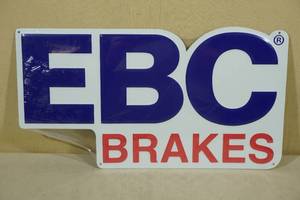 lot 197 image: EBC Brakes Embossed Metal Sign