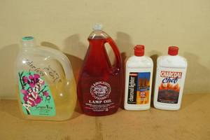 lot 219 image: Lamp Oil & Charcoal Lighter Fluids
