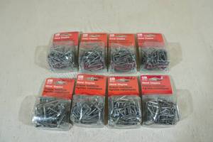 lot 241 image: 8 50-Pack Metal Staples MS-1577