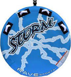 lot 18 image: Rave Sports Mega Storm 4 Riders Towable Tube