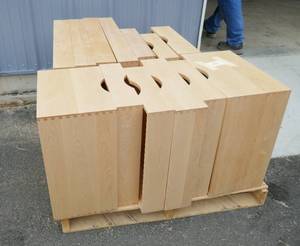 lot 26 image: Pallet of new cabinet drawers