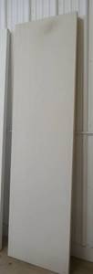 lot 56 image: TWO White Oak interior doors painted white, 25-12 wide 96 tall, 1-34 thick