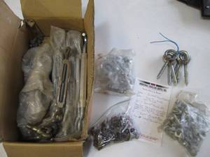 Lot of assorted turnbuckles and cab...