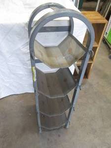 Metal framed gas cylinder holding s...