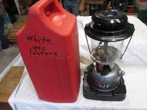 Coleman White gas camping lantern...