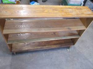 Solid Oak 4-tier shelf approximatel...