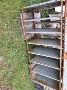 Equipto Heavy Duty metal open shelv...