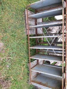 Equipto Heavy Duty metal shelving u...