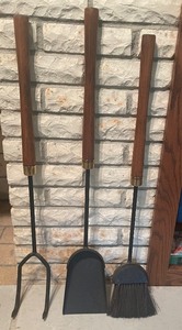 lot 48 image: Mid Century Fireplace Set