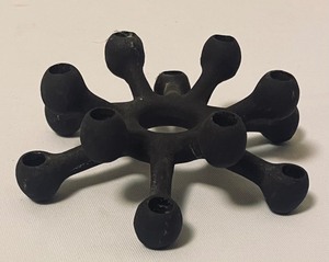 lot 79 image: Vintage Mid Century Dansk Sputnik Small Taper Candle Holder