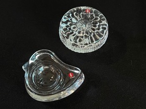 lot 33 image: Two Vintage iittala Candle Holders including a iittala Finland Tap Wirkkala Scandia Candle Holder