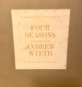 lot 165 image: Four Seasons 12 Print Set by Andrew Wyeth