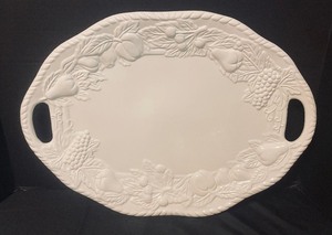 lot 173 image: Wide Variety of Wonderful White Serving Pieces by Starbucks, Nature and Indoor Outfitters