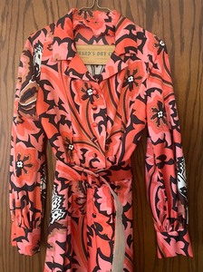 lot 177 image: Retro Floral Belted Dress