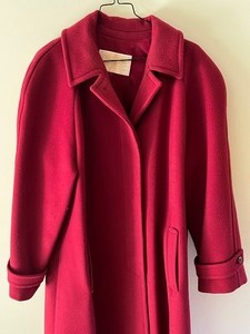 lot 140 image: Ladies Red Wool Pendleton Long Coat