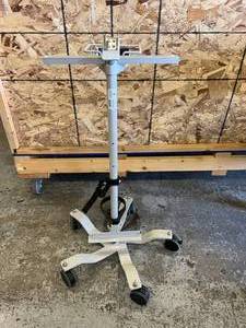 MSRP $1400 Each High Quality Pryor Products&nbspPulmonetics&nbspCarefusion Vyaire #10611&nbspVentilator Rolling Floor Stand LTV Series with Oxygen Cylinder Ring&nbsp- Selling Online Used $400 Each - 8 Available x Bid Price - Excellent Condition