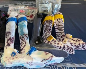 Lot of Various&nbspPediatric Ankle Foot Orthosis AFO Molded Rigid Orthotics &amp More - Appear New