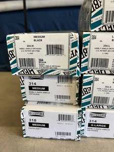 MSRP $500  NEW In Boxes Lot of Various Ankle Brace Support (Hely &amp WeblyWeber, Breg, Bio Skin)