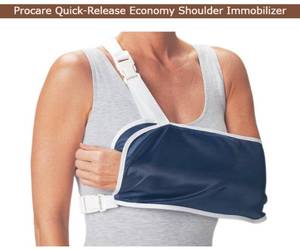Lot Of NEW In Box Immobilizers - Procare Quick-Release Economy Shoulder Immobilizer 79-84347 and Breg Straight Shoulder Immobilizer 01074&nbspStock Photos Shown In Pics