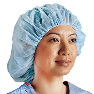 MSRP $600  4 Cases (750eaCase) NEW Cardinal Health Comfort Bouffant Cap Surgical Head Covers Size Large 24 Blue #3274 -&nbspLatex-free Designed to give you roominess and comfort while conforming to most hairstyles.&nbsp
