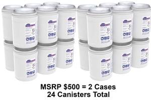 MSRP $500  2 Cases (12 CanistersCase)&nbspDiversey&nbspOne Step Disinfectant Cleaning Wipes, Hospital Grade Accelerated Hydrogen Peroxide -160-Wipes Per 1 Canister #4599516 Trusted By Millions Of Users In The Cleaning Industry See Youtube