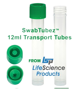 MSRP $1000  4 Cases (1000 Caps &amp TubesCase) NEW Celltreat&nbsp12mL Transport Tubes, Green Cap - Bag, Sterile (Caps and Tubes Packed Separately)