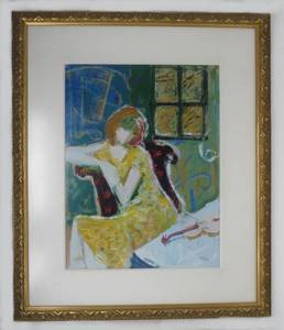 lot 29 image: 2 Sabsi  art print Gicle in Framing from Daytons custom framing