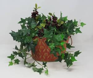lot 26 image: silk flower arrangements