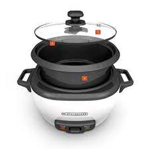 lot 7 image: Black  Decker 3-Cup Rice Cooker