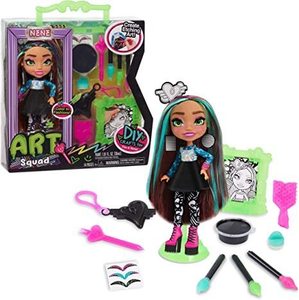 lot 52 image: Lot of 2 Art Squad Andi & Nene Dolls