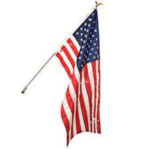 lot 84 image: Set of 3 Super Cool American Flags
