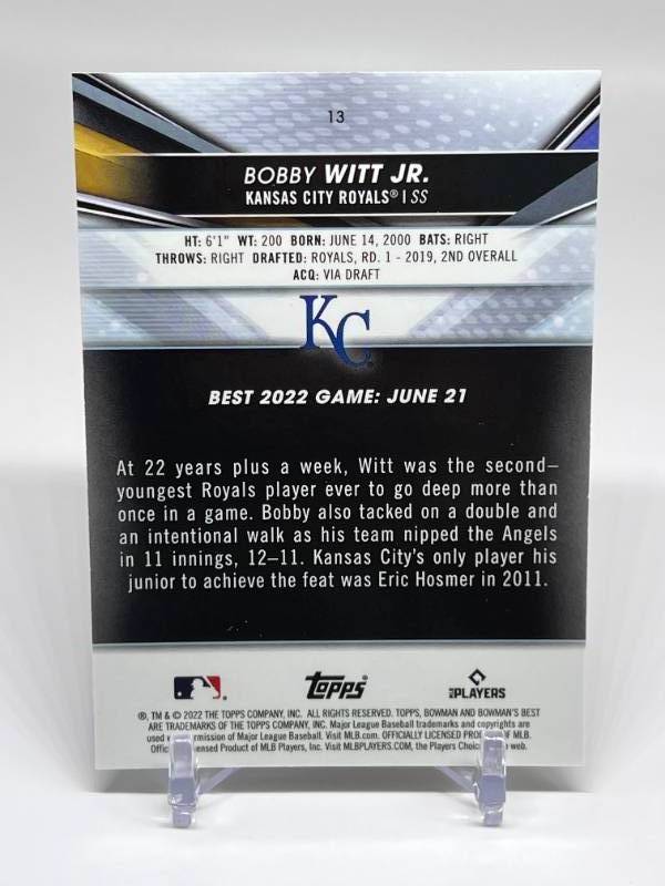 At Auction: 2022 Topps Complete Sets Bobby Witt Jr. RC