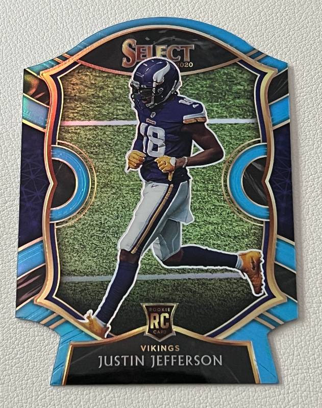 Justin Jefferson Rookie Card 2020 NFL Panini Jersey Relic 